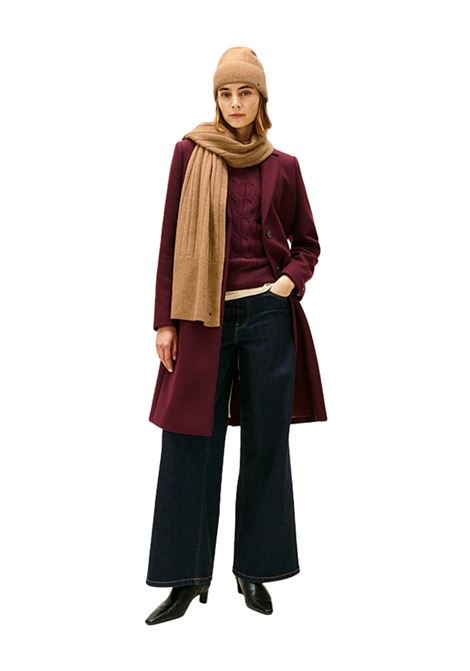 Set regalo con sciarpa e berretto morbidi SAFARI CANVAS Tommy Hilfiger | AW0AW17994RBC